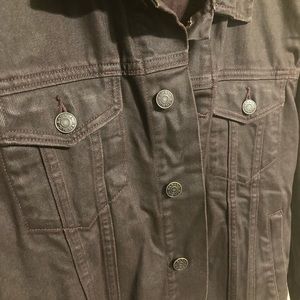Banana Republic Jean Jacket PLUM Vintage